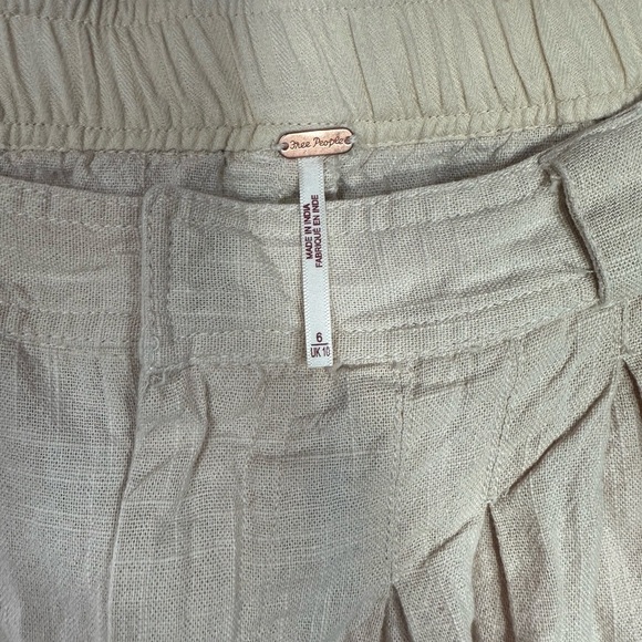Free People Lotta Love linen trousers size 6 - Picture 3 of 7